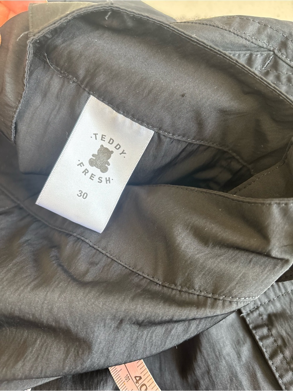 Teddy Fresh Nylon Cargo Pants Men’s Size 30 Adjustable Cinch Hem Utility - Picture 6 of 8